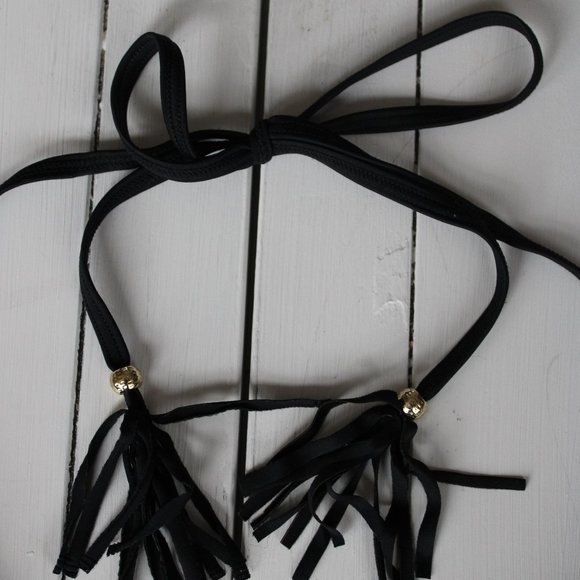 Black Multi-Way Cross Body Bikini Top, Abercrombie & Fitch - Picture 3 of 6